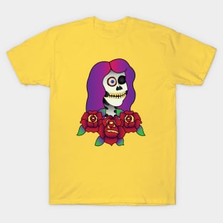 Skeleton and roses T-Shirt